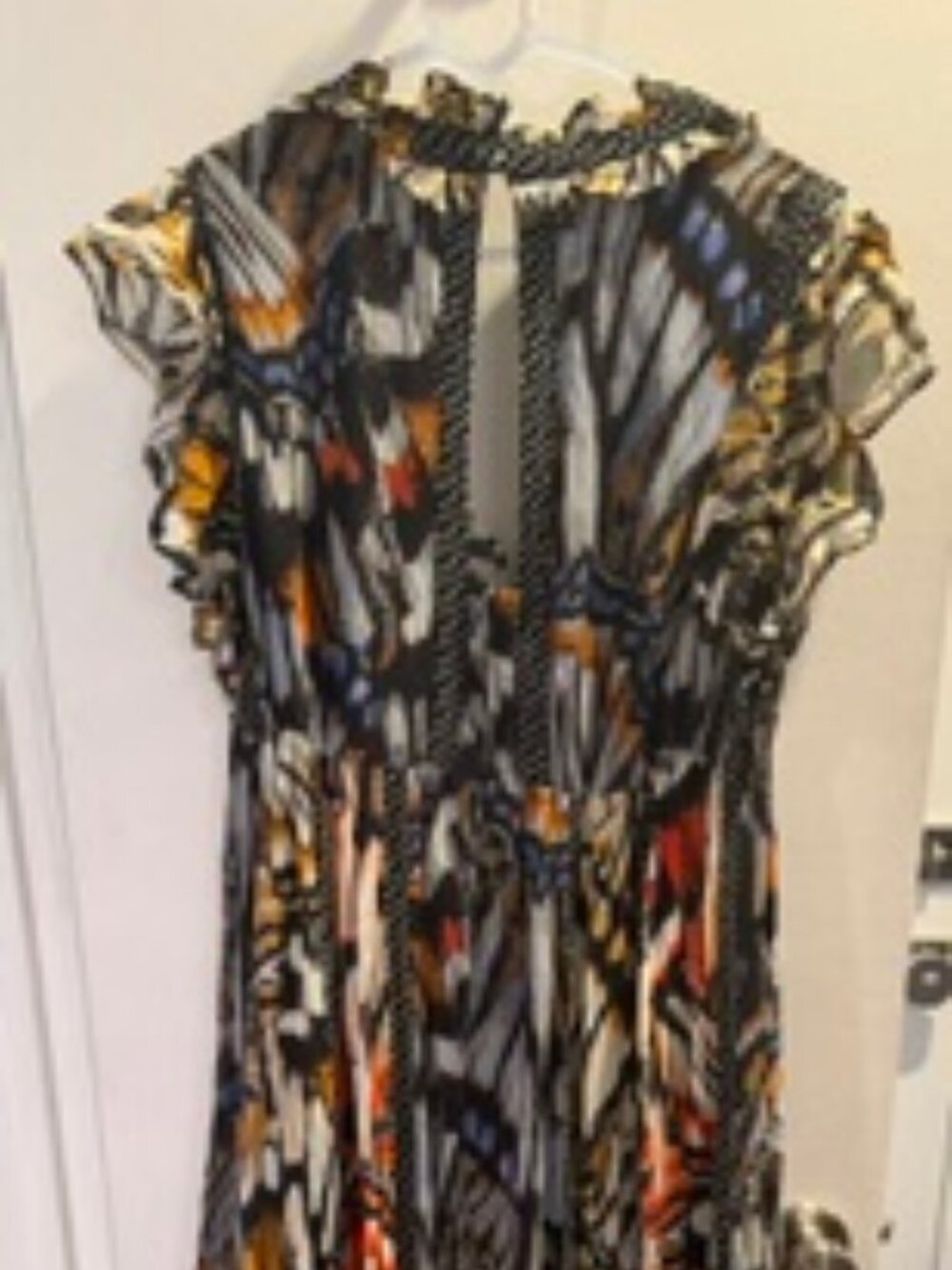 Short sleeve, v-neck midi dress, Maeve, size M - Picture 5 of 9